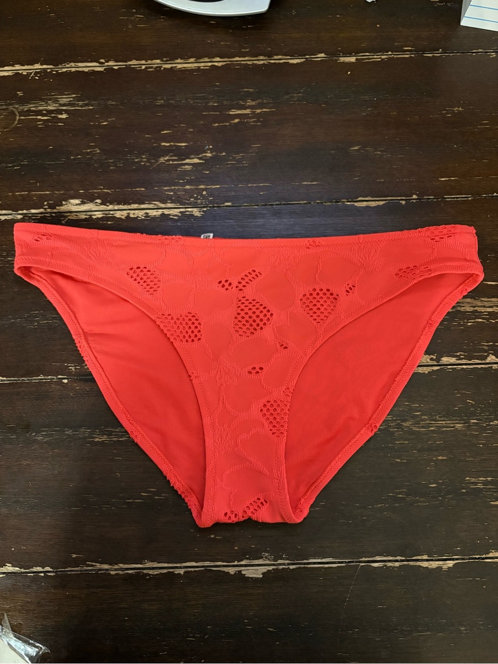 Aerie Red Orange Bikini Bottom